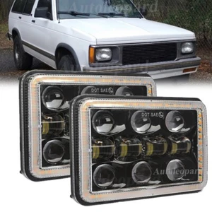 Faros LED 4x6 haz alto DRL giro para Chevy S10 Blazer 1994 1995 1996 1997 - Imagen 1 de 12