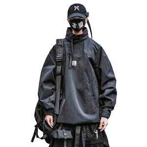 Chaqueta de Verano Ligera Informal Niepce Hombres Estilo Japonés Kanji Cortavientos - Imagen 1 de 15