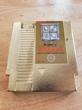 NES - The Legend of Zelda - GOLD Cartridge (Tested & Guaranteed) Nintendo Link