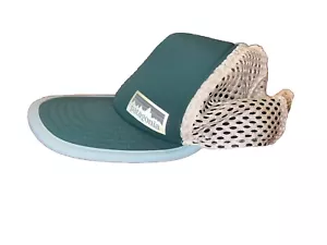 PATAGONIA Hat 5 Panel Duckbill Green Mesh Strap Back Cap Cycling, Running - Picture 1 of 7