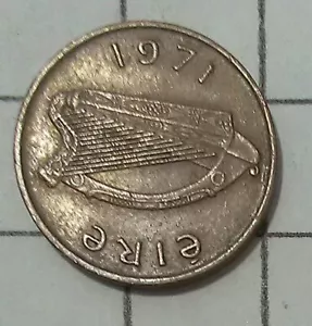 Ireland 1 One Penny 1971 - Picture 1 of 4