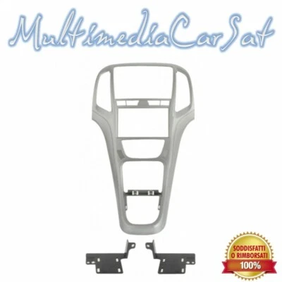 Mascherina autoradio Phonocar 2Din Platino argento Opel Astra J -16 03673 - Immagine 1 di 2