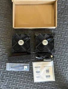 MULTIFAN S7, Quiet Dual 120mm USB Cooling Fan for Receiver DVR Computer Cabinets - Picture 1 of 2