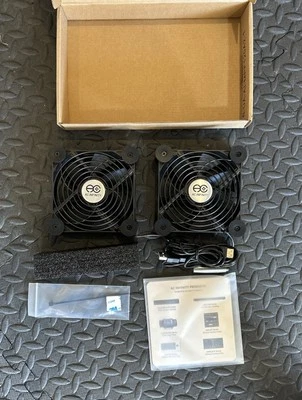 MULTIFAN S7, Quiet Dual 120mm USB Cooling Fan for Receiver DVR Computer Cabinets - Image 1 of 2