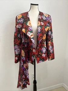 Chaqueta Blazer Vintage Rickie Freeman Teri Jon Mujer Lentejuelas Talla 14 Retro Años 80 - Imagen 1 de 19