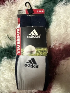 Adidas Baseball Climalite OTC Cushioned Compression Sports Socks 2 Pair, Small - Picture 1 of 6