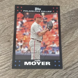 Jamie Moyer 2007 Topps Red Back #562 Philadelphia Phillies Baseball Card - Picture 1 of 2