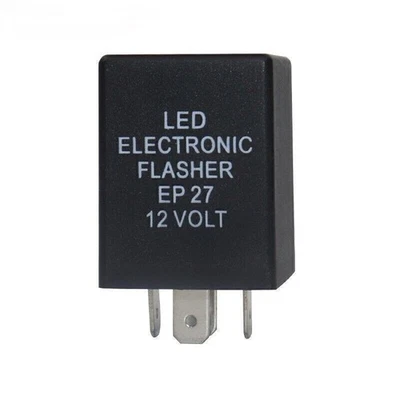 12V 5-Pin EP27 FL27 LED Flasher Relay Fix For LED Turn Signal Lamps Hyper Flash - Image 1 of 4