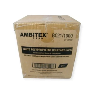 Tapas Bouffant AMBITEX BC Series, 21", Blanco, 1000/Cartón BC21/1000 TRADEX Blanco - Imagen 1 de 2