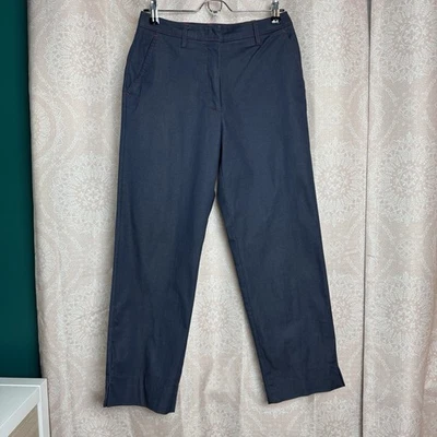 ((play)) Play High Rise Vintage Inspired Petal Pushers Blue Dress Pants Sz 4 - Image 1 of 4