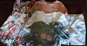 Girls 5 piece gymboree skirt capri pant target H&M longsleeve tops lot size 9 10 - Picture 1 of 5