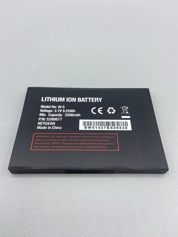 Netgear  W-5 Battery 5200077 2500mAh - Image 1 of 1
