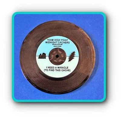 Team High Point Midnight Cachers I Need A Miracle Black Nickel Unactivated - Image 1 of 2