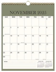 Calendar 2025-2026 - 20 Months Wall Calendar from November 2025 - June 2027, ... - Picture 1 of 7