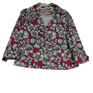 Blazer donna multicolore Hearts Of Palm Petites taglia 12P misto cotone elasticizzato - Foto 1 di 14