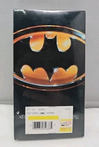 Sealed BATMAN 1989 VHS Cassette Tape Watermark First Print Rare Unopened New - Bild 1 von 5