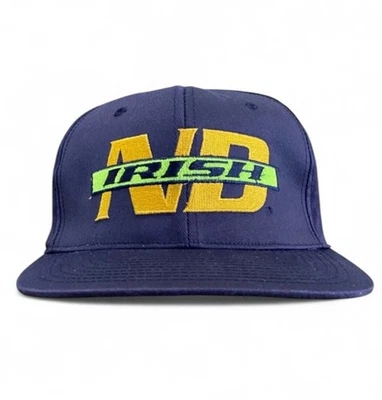De Colección Notre Dame Lucha Irlandés Sombrero Ajustado Aguja Americana Grande Fútbol Universitario Foto 1 de 4