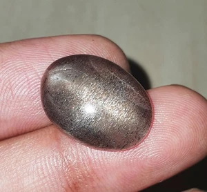 12.88 Ct Natural 4 Rays Black Star Sunstone Oval Cabochon AAA Quality Loose Gems - Picture 1 of 7