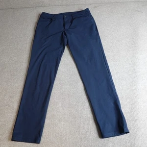 Lululemon ABC Pants 34 Blue Slim Warpstreme LM5AD9S - Picture 1 of 14