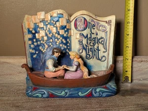 DISNEY TRADITIONS ONE MAGICAL NIGHT RAPUNZEL TANGLED STORYBOOK FIGURINE 4043625 - Picture 1 of 3