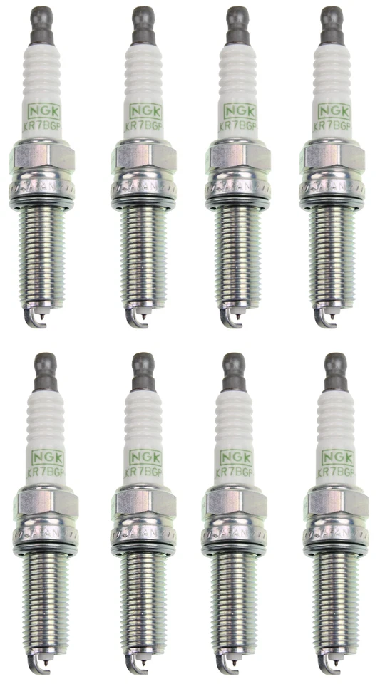 Set of 8 NGK Spark Plugs for 2012-2016 Hyundai Equus Genesis - Image 1 of 1