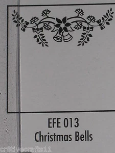 CARPETAS NELLIE SNELLEN EMBOSS ""CAMPANAS DE NAVIDAD"" TARJETAS EFE013 Y ÁLBUM DE RECORTES - Imagen 1 de 2
