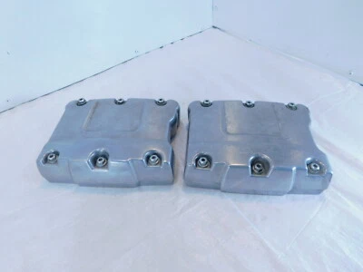 Harley Polished Twin Cam Touring Dyna & Softail Cylinder Head Cover Rocker Boxes - Image 1 of 4