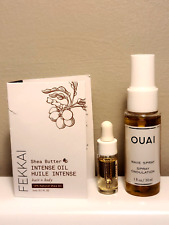 OUAI Wave Spray Hair Styling Texture Mist 1 OZ & FREE MINI FEKKAI INTENSE OIL!