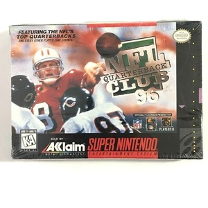 NFL FOOTBALL QUARTERBACK CLUB 96 NEW Original H-Seal Super Nintendo SNES - Picture 1 of 12