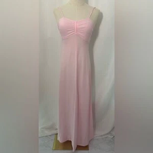 Maxi Vestido Rosa Vintage Años 70 TALLA XS - Imagen 1 de 6