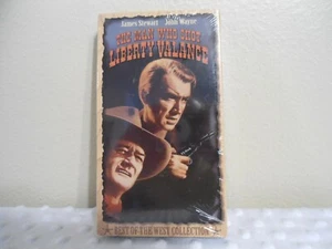 The Man Who Shot Liberty Valance VHS Tape 1996 Mint Sealed Condition! John Wayne - Imagen 1 de 6