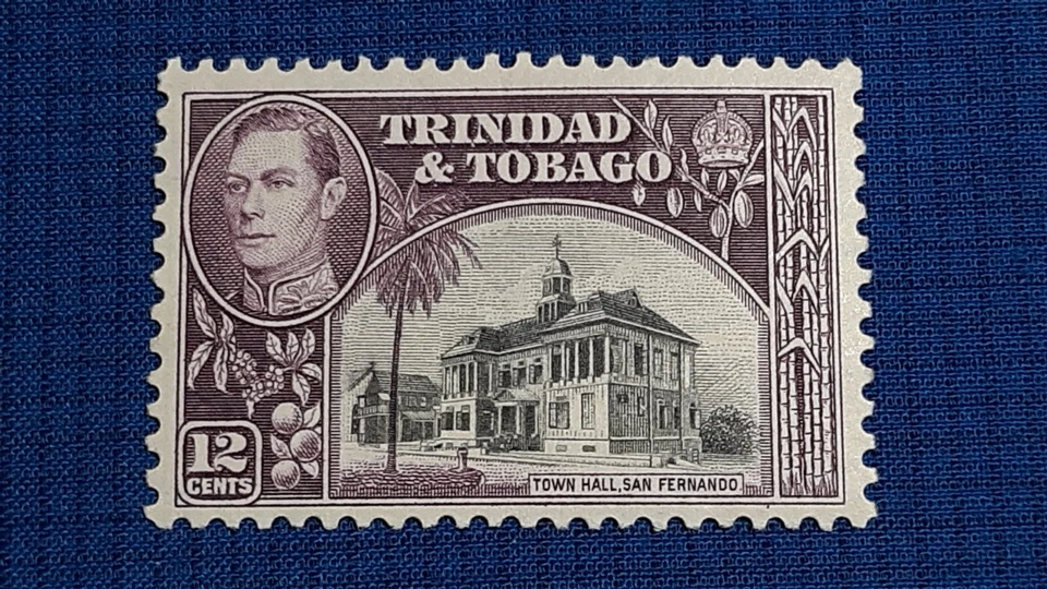 Sello de Trinidad y Tobago SC# 57 MH emitido 1938 cv $ 3,50 Foto 1 de 1