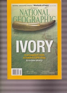 NATIONAL GEOGRAPHIC MAGAZINE SEPTEMBER 2015, Warlords of Ivory; Chameleons. - Foto 1 di 1