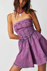 New with Tag size Small Free People Candace corset denim mini dress