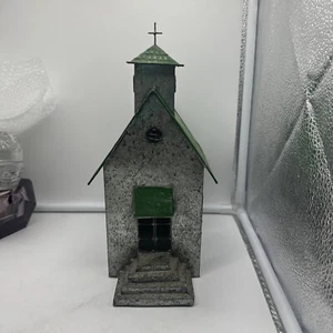 Sample House Metal Country Church Candle Holder - Picture 1 of 9