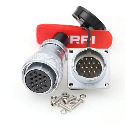 WEIPU WS28 2pin -35pin Heavy Duty Metal Aviation Bulkhead Connector Female Plug - Image 1 of 3