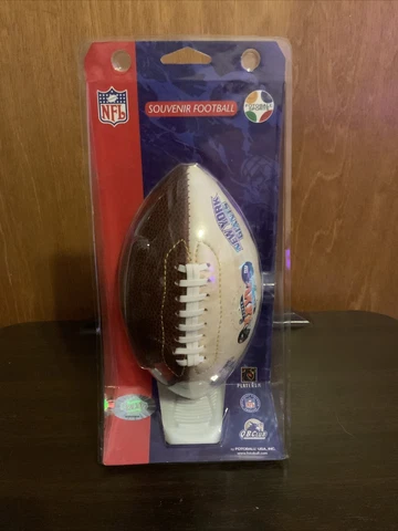 2001 Super Bowl XXXV NFL Miniature Football New York Giants Baltimore Ravens Cover