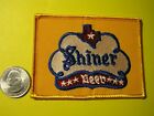 BEER PATCH SHINER BEER IRON ON or SEW ON  LOOK AND BUY! SMALL FOR CAPS SHIRT ETC