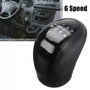 Per Mercedes Vito Viano W639 2003-2010 pomello del cambio 6 marce leva del cambio nero - Foto 1 di 7