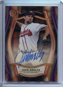 2025 Topps Tribute Auto Pillars of the Game 10/50 John Smoltz #PTGA-JS Firmado - Imagen 1 de 2