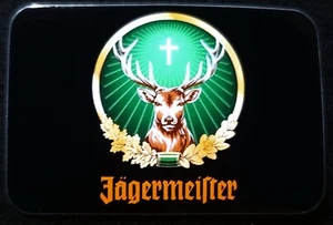 PEGATINA JAGERMEISTER "STAFF" 3 X 2" BRILLANTE GRUESA IMPERMEABLE USO EXTERIOR - Imagen 1 de 1