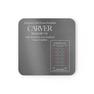 Carver M-1.5t Verstärker Authentic Drink - vier (4) Untersetzer Set - Bild 1 von 3