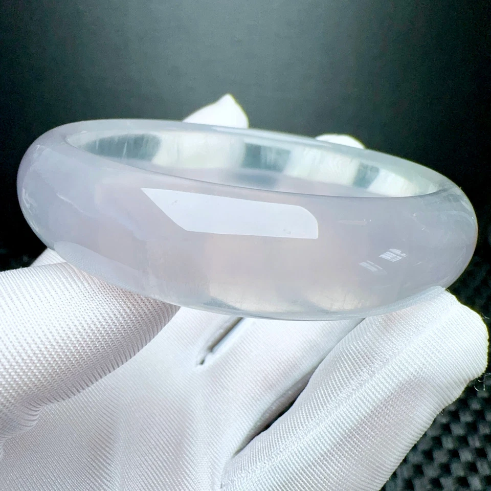 Brazalete Brazalete 64,2 mm Natural Púrpura Transparente Cuarzo Cristal Piedras Preciosas AAA Foto 1 de 4