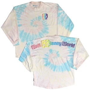 Spirit Jersey T Shirt Cotton Candy Puff Print Tie Dye Disney World Size Small - Picture 1 of 14