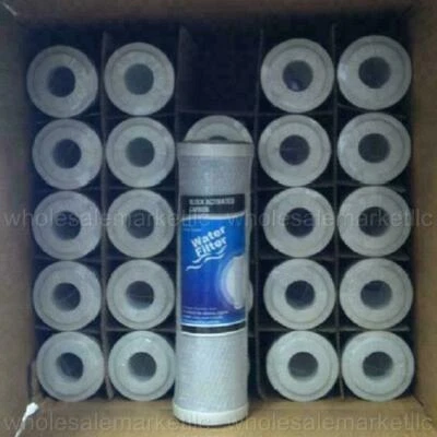 (25) Carbon Block  Water Filters 2.5" x 9.75" Reverse Osmosis System Cartridges - Image 1 of 3