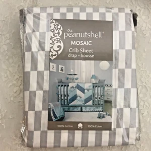 The Peanutshell Mosaic Crib Sheet - Picture 1 of 2