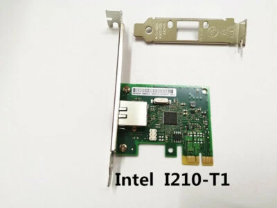 New Intel i210t1 PCI-E X1 express Gigabit single port network card - Image 1 of 3