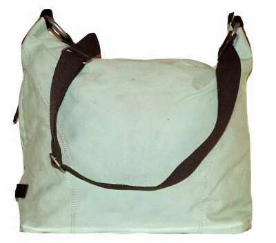 Bolsa tiracolo de lona verde pastel claro ELLINGTON *SUFRAGOS SUJOS* - Imagem 1 de 4
