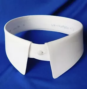 Vintage stiff collar size 16 Collars Ltd style 54 detachable separate starched - Picture 1 of 2