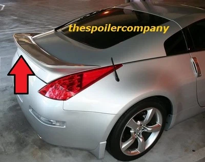 Spoiler For Nissan 350Z Coupe 2003-2008 Aggressive Flushmount Unpainted Primer - Image 1 of 4